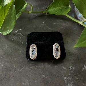 Kendra Scott Aston abalone stud earrings